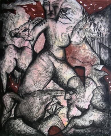 Untitled, Mixed media, 48 x 60 inch (11) (Small)