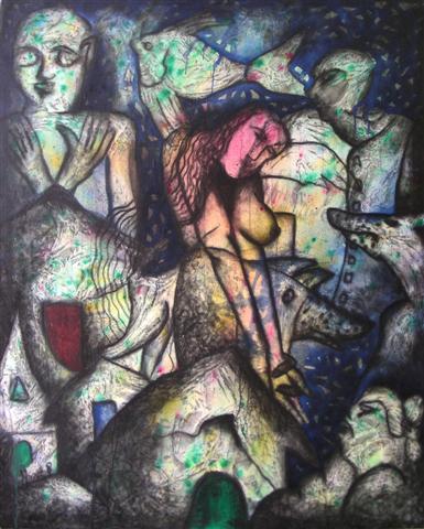 Untitled, Mixed media, 48 x 60 inch (4) (Small)