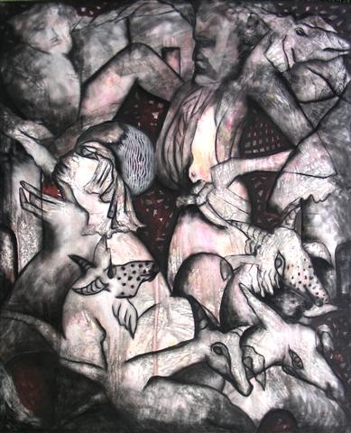 Untitled, Mixed media, 48 x 60 inch (6) (Small)