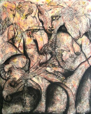 Untitled, Mixed media, 48 x 60 inch (7) (Small)