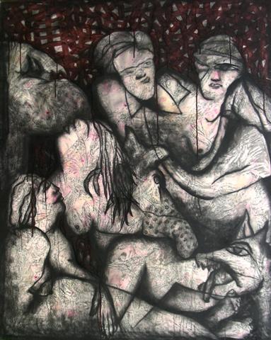 Untitled, Mixed media, 48 x 60 inch (8) (Small)