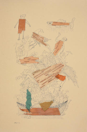 Untitled,Mixed Media on Paper,Size- 14x24 inches (3)