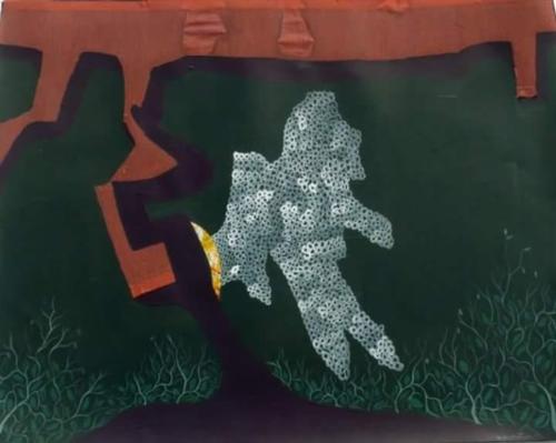 Untitled,Mixed Media on Canvas, Size - 18 x 30  Inches