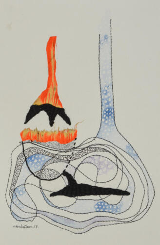 Untitled, Mixed Media on Paper, Size - 8X12 Inches (2)