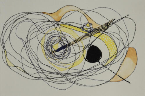 Untitled, Mixed Media on Paper, Size - 8X12 Inches (3)