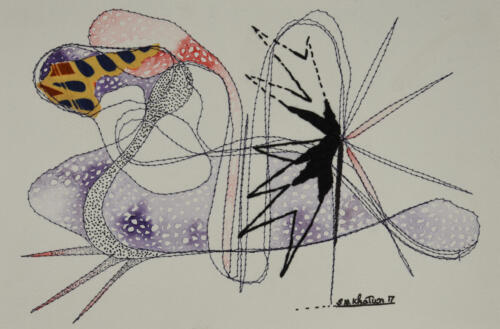 Untitled, Mixed Media on Paper, Size - 8X12 Inches (4)