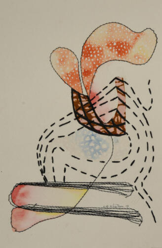 Untitled, Mixed Media on Paper, Size - 8X12 Inches (7)