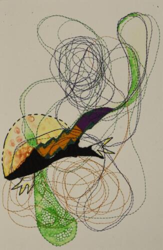 Untitled, Mixed Media on Paper, Size - 8X12 Inches (8)