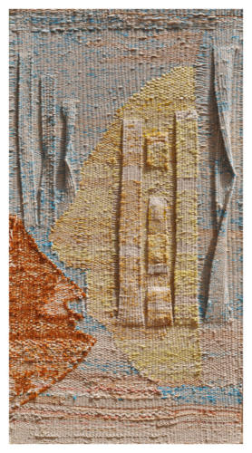 Interlocking face,Tapestry,Size - 36 x 78 Inches.