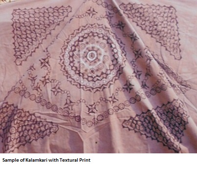 Kalamkari with Textural Design