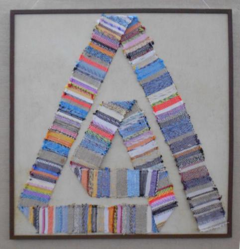 Untitled,Loom Tapestry, Size -36x36 Inches